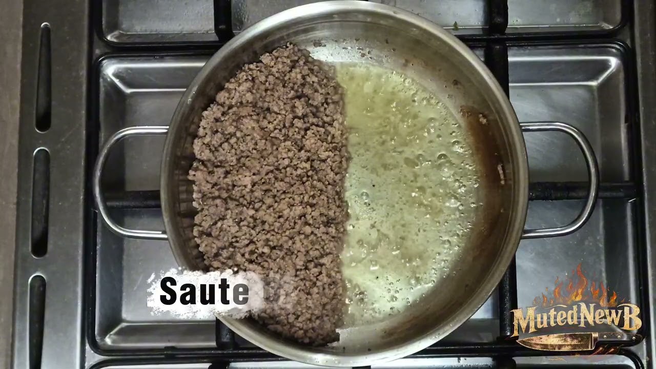 Stir Fry GROUND BEEF with BROCCOLI & GREEN BEANS