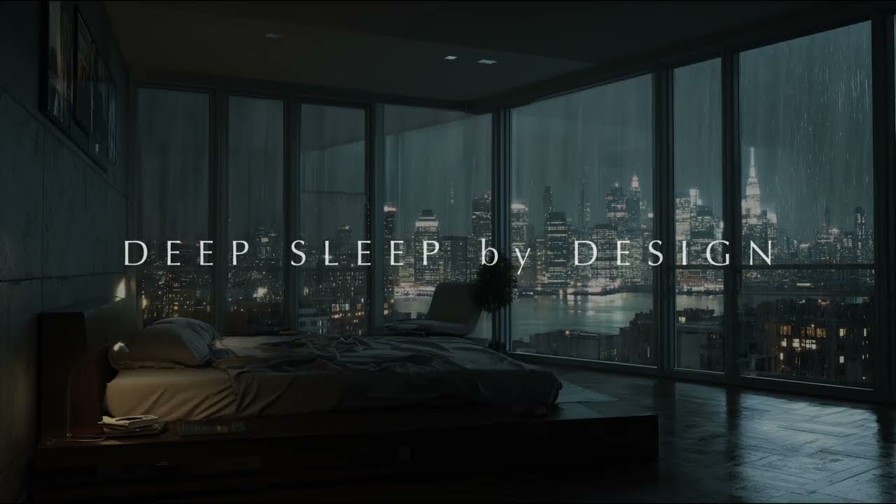 Heavy Rain Sounds with No Ads | Dark Interior, No Disruptions