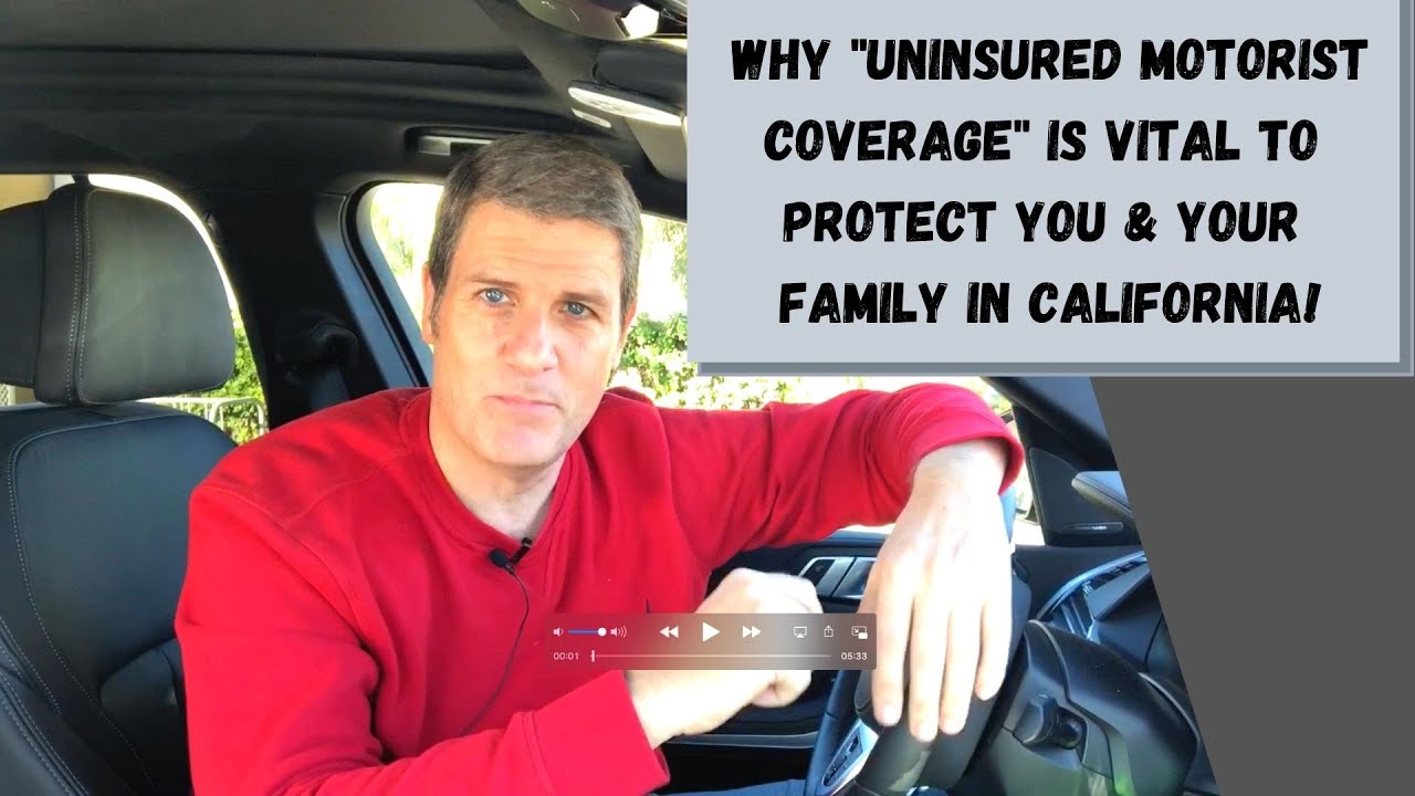Why Uninsured Motorist Coverage is VITALLY IMPORTANT For You and Your Family in California!