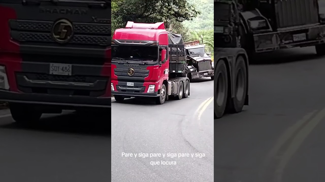 #camioneroscolombia #tractomulas muleros camioneros carretera montaña curvas pólvora # # # # #