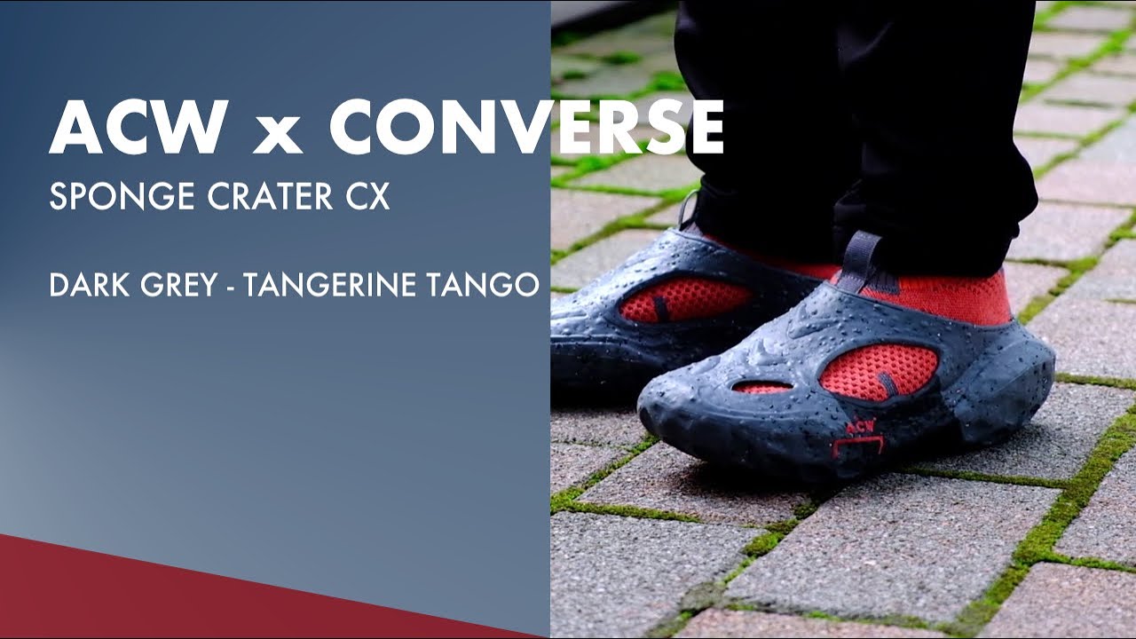 A-COLD-WALL* x #converse | SPONGE CRATER CX #sneakers | #onfeet, detail, sizing