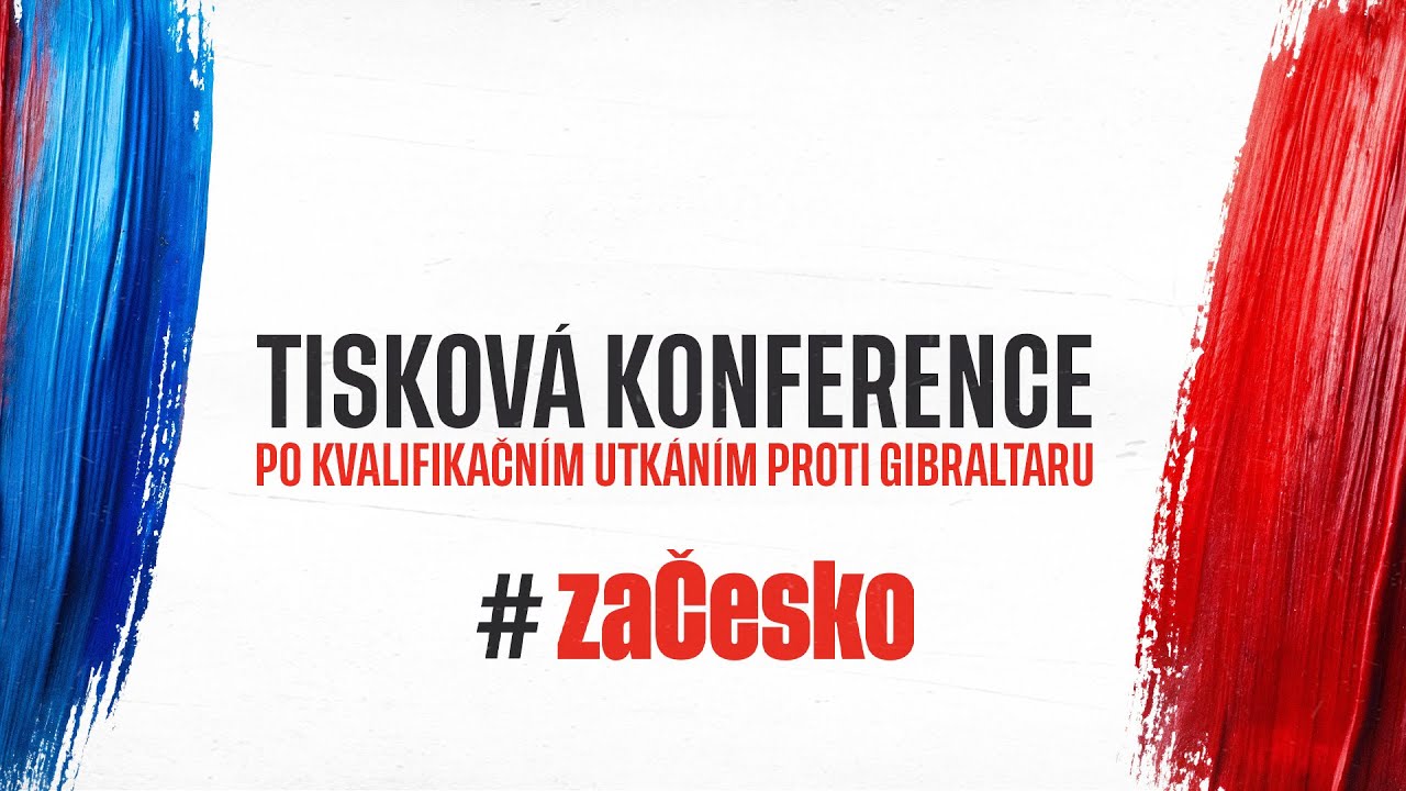 Česko A I Tiskov&aacute; konference po kvalifikačn&iacute;m utk&aacute;n&iacute; proti Gibraltaru