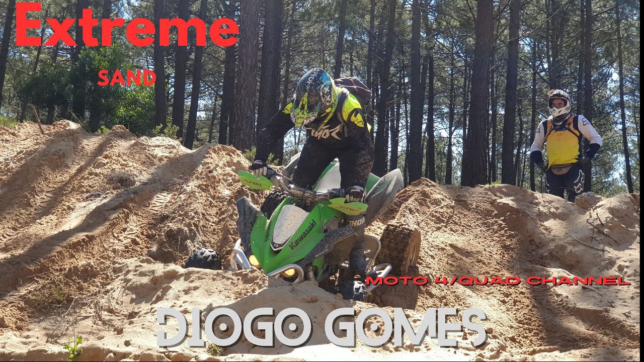 Passeio moto4, caimos numa armadilha de lama e areia! Quad Ride, fell into a trap!!