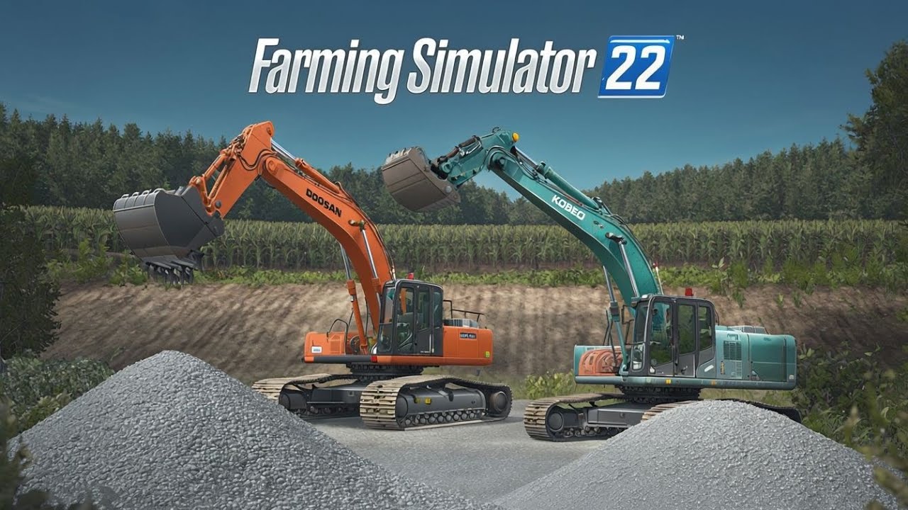 FS22: Testing FS Miner's TerraFarm & Top Excavator Mods | Farming Simulator 22