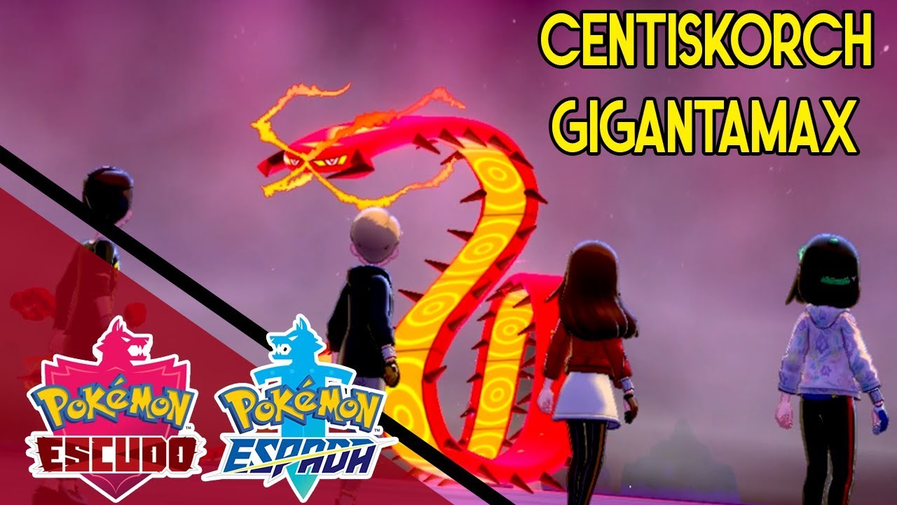 CENTISKORCH GIGANTAMAX+UBICACIÓN-Pokémon Espada y Escudo