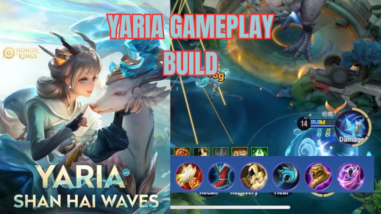 Yaria Support Gameplay and Build HoK || Honor of Kings