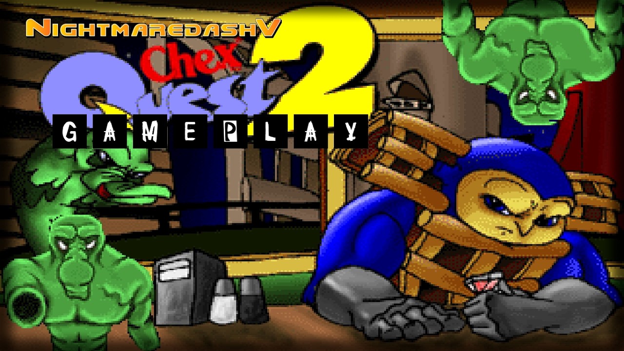 Chex Quest - Terror In Chex City (E2M1 to E2M5)  [ GAMEPLAY ]
