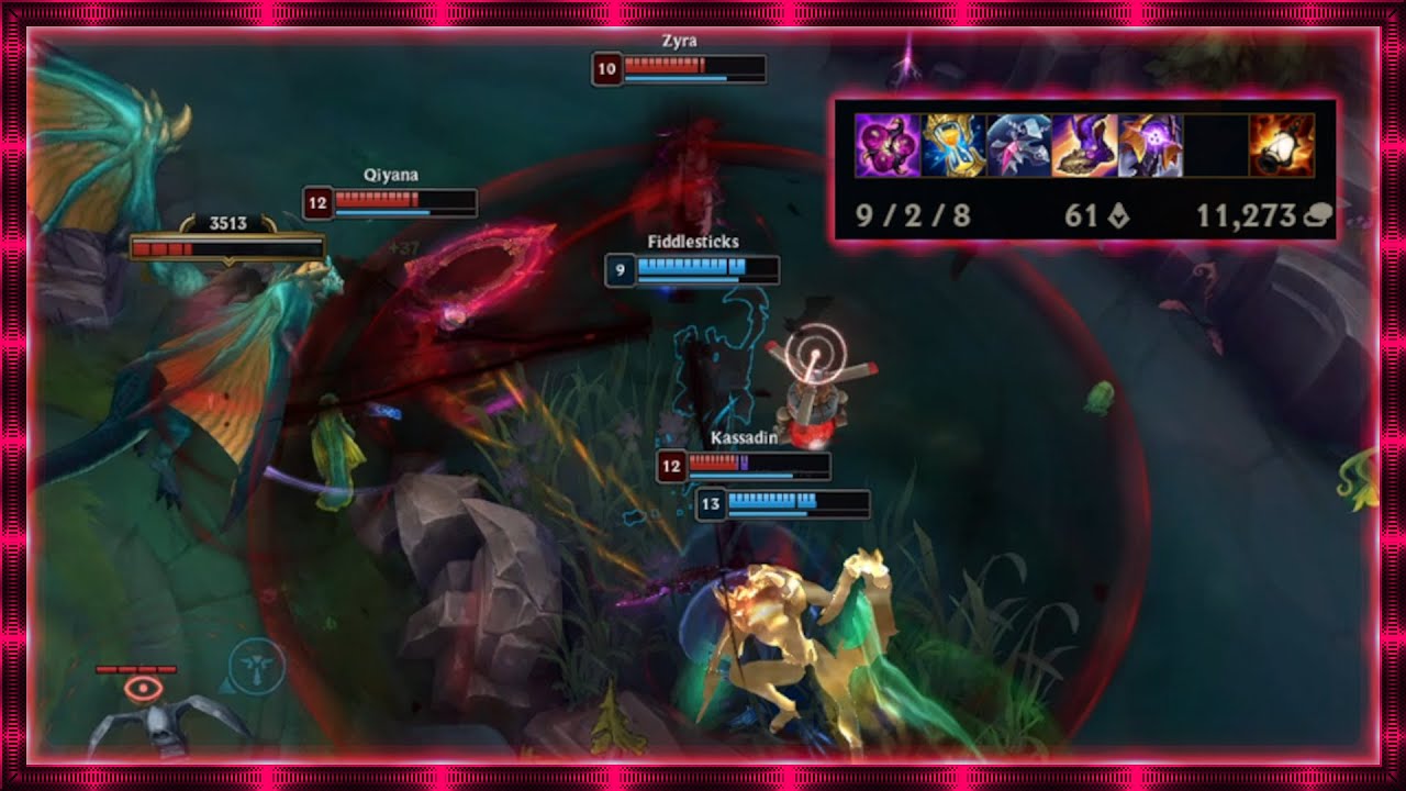 Fiddlesticks Support: Painful Plat Game, With a Meme Build and Against Zyra.