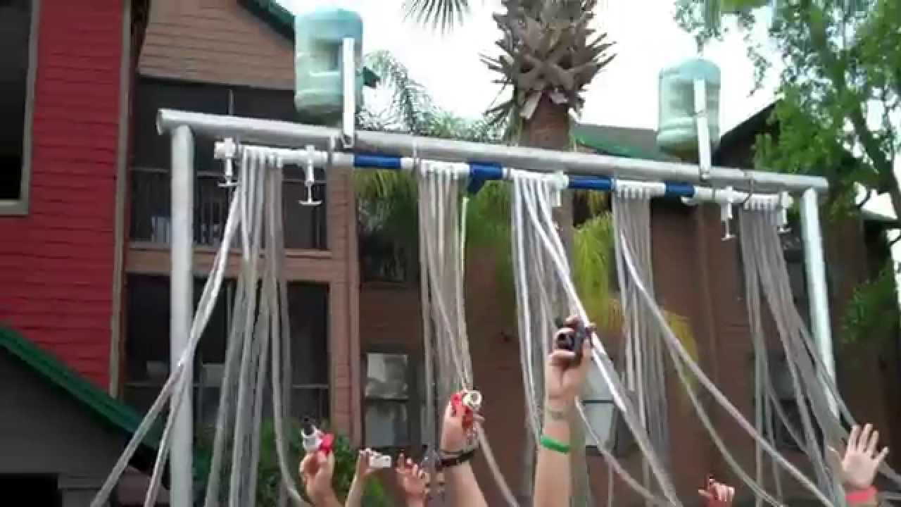 Worlds Biggest Beer Funnel | The 50 Man Beer Bong!
