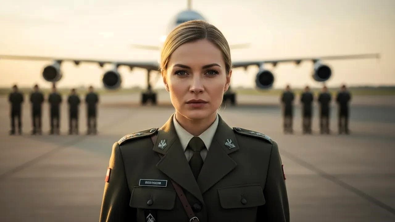 Wyśmiewali Jej Niski Stopień, aż zamilkli gdy pojawił się Samolot Prezydenta nagle