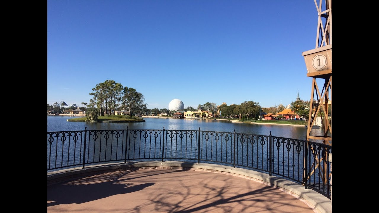 Epcot World Showcase & Cruising Crescent Lake