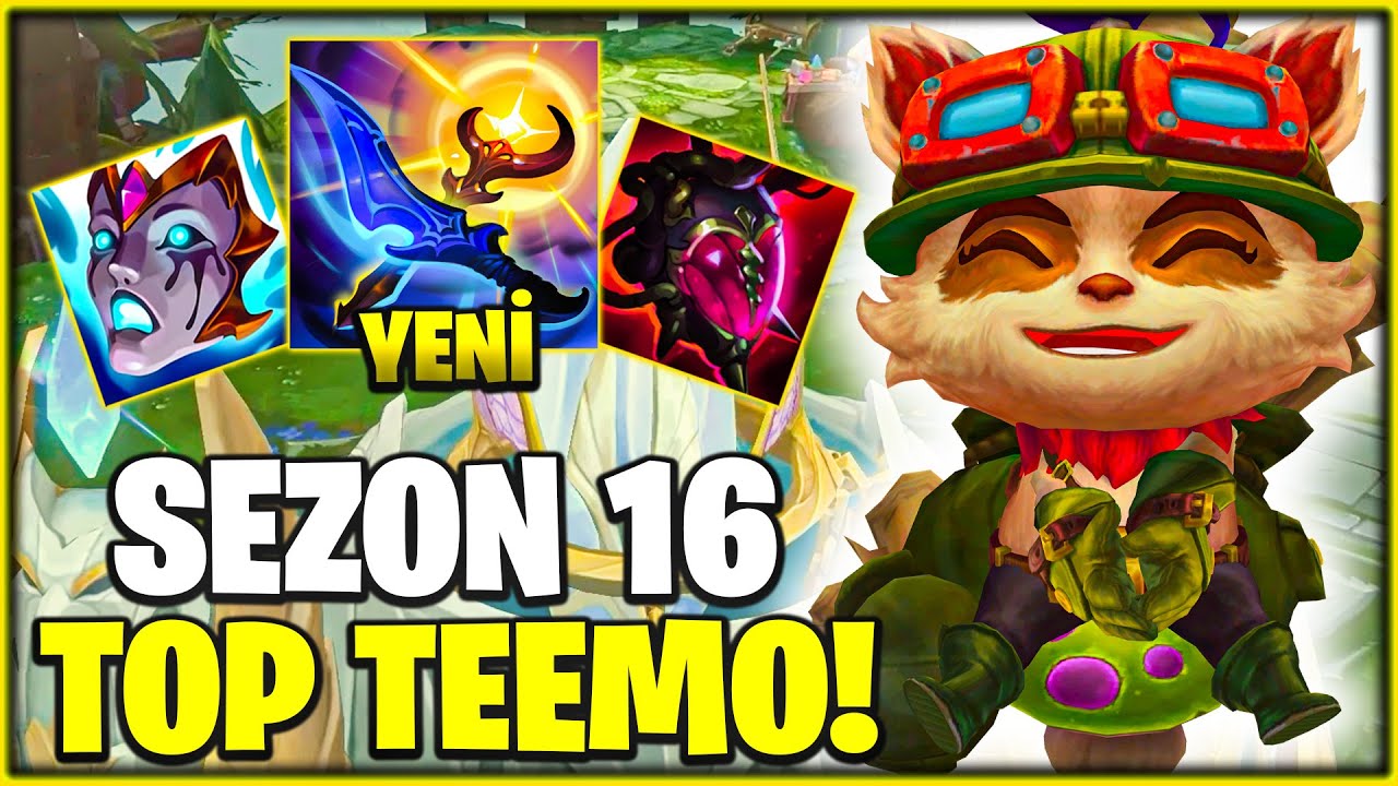 GELMİŞ GE&Ccedil;MİŞ EN G&Uuml;&Ccedil;L&Uuml; TOPLANE VE TEEMO SEZONU BİZLERLE! YENİ SEZON 16 OYNANIŞ!