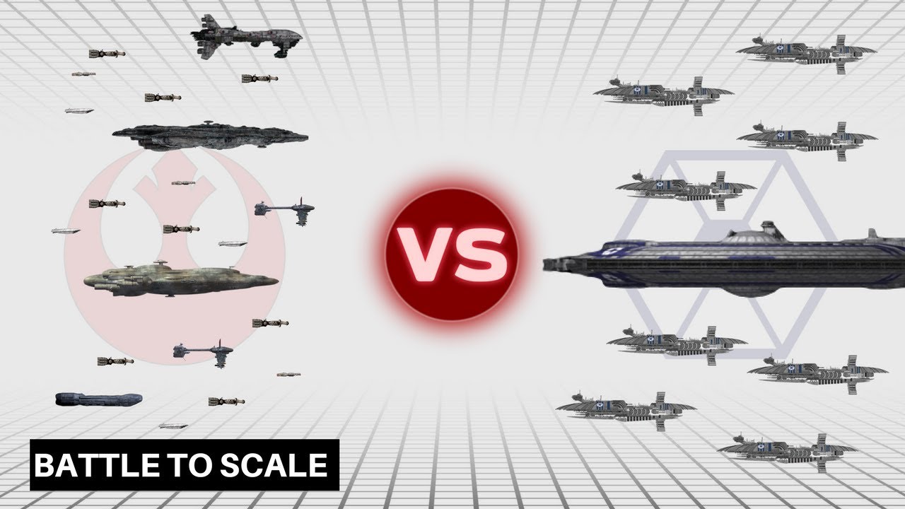 Separatist Fleet at Ryloth vs. Rebel Alliance Fleet at Kamino | Star Wars: Fleet Battles