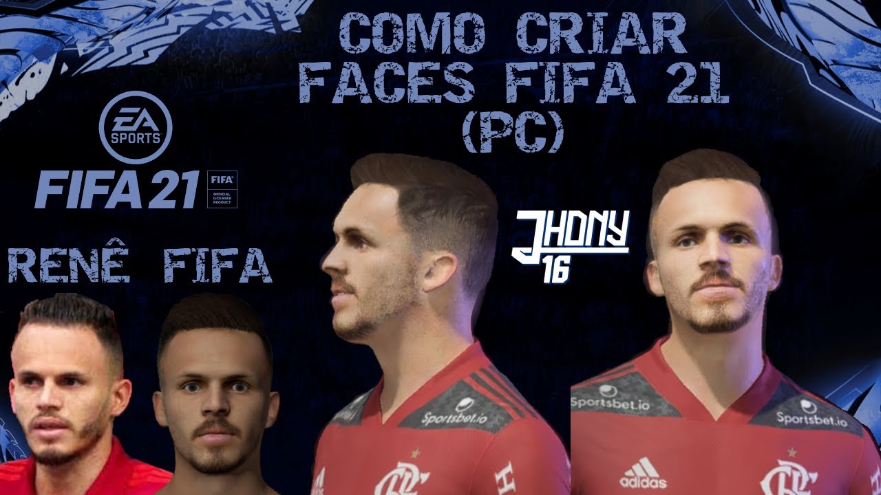 COMO CRIAR FACES FIFA 21 (PC) | TUTORIAL SIMPLES