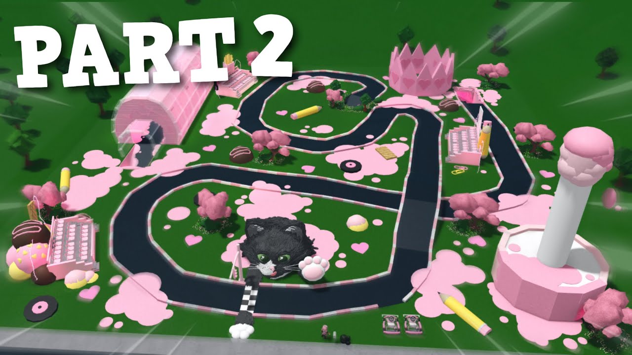 FINISHING MY BLOXBURG RACETRACK