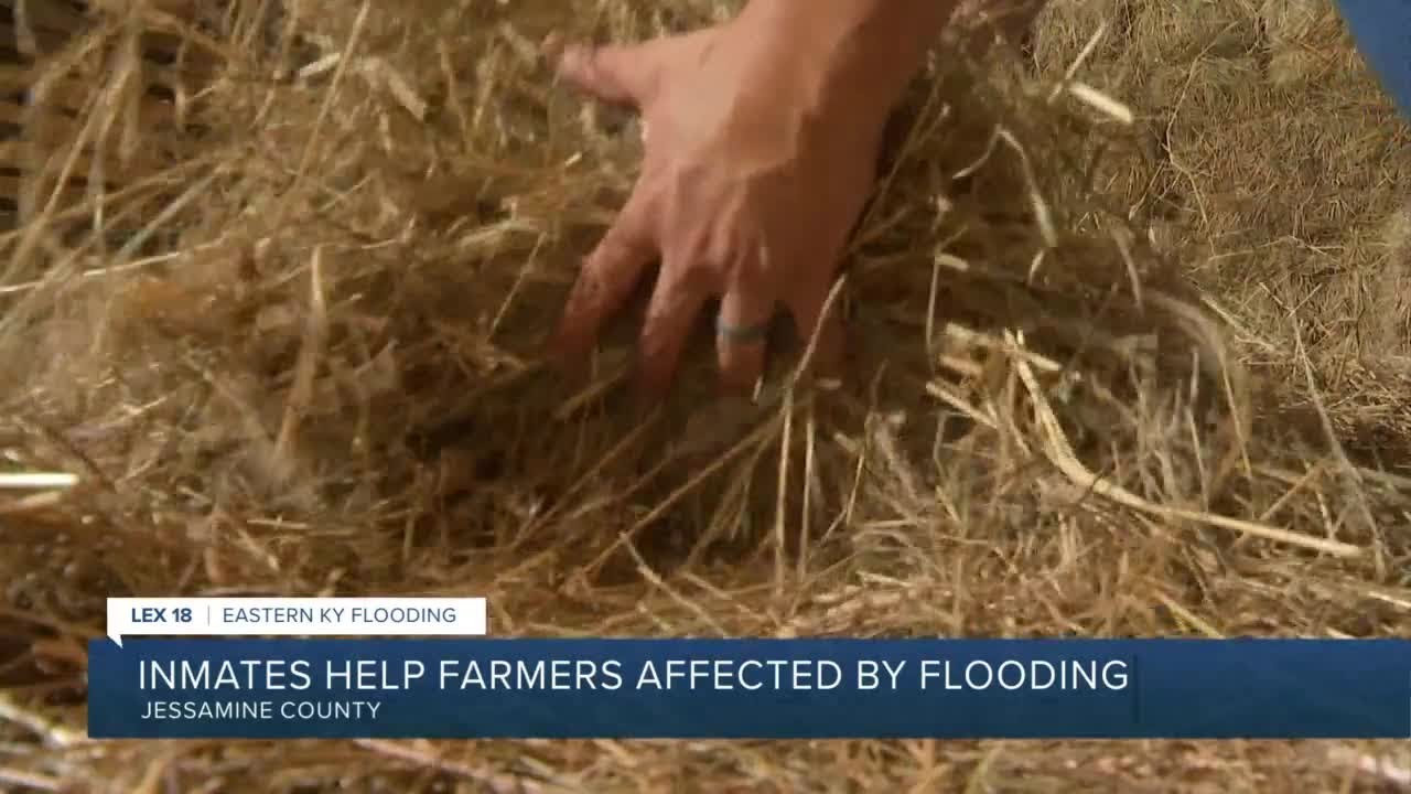 Inmates help farmers affected by flooding