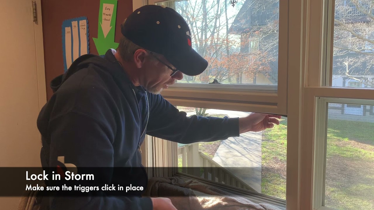 Cleaning Storm Windows