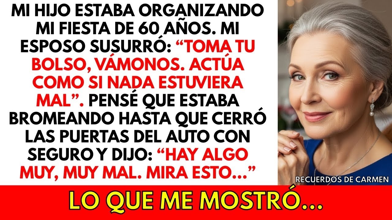 Mi hijo estaba organizando mi fiesta, hasta que mi esposo dijo  “Hay algo mal  Mira esto…”