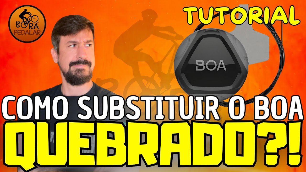 TUTORIAL - Como Trocar o Sistema BOA da Sapatilha – Passo a Passo Fácil! | Bora Pedalar