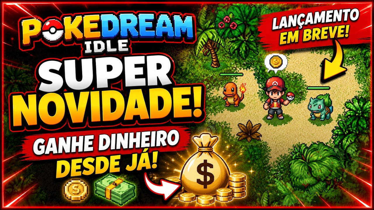 🔥 POKEDREAM NOVO IDLE - O jogo esta MARAVILHOSO - RMT LIBERADO 🔥