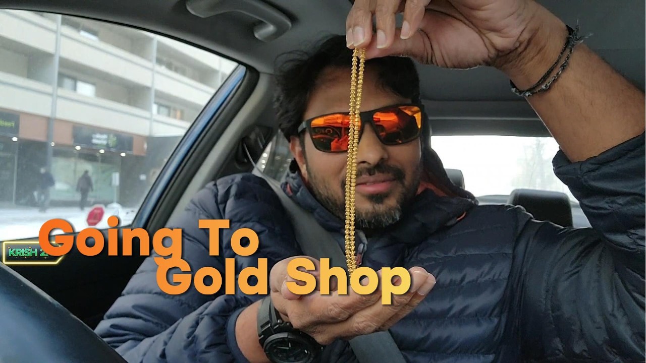 Canada లొ Gold shop తో పని పడింది | Going To Gold Shop #telugu #gold