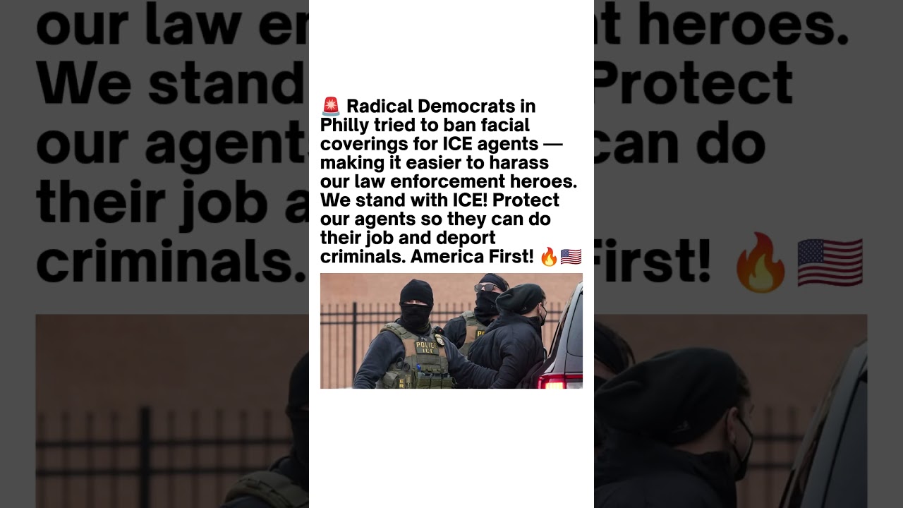 Philadelphia ICE Mask Debate 🇺🇸