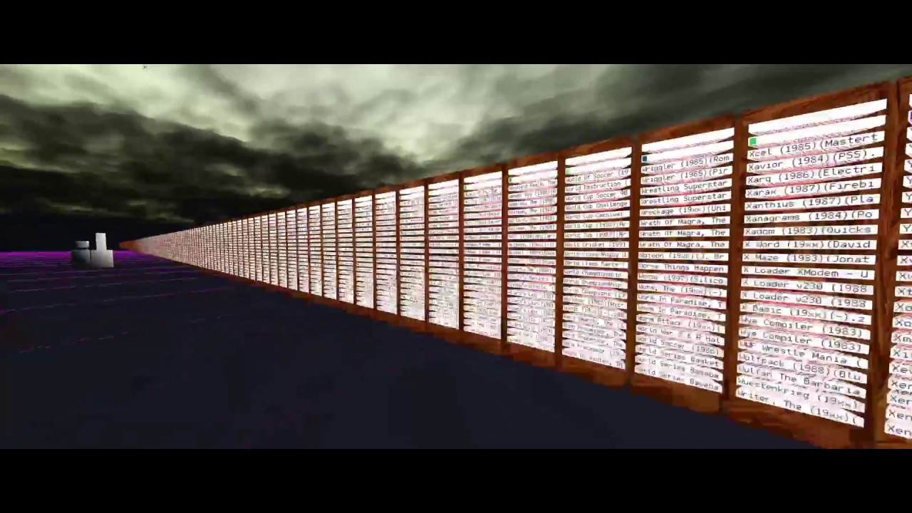 WIP 3d libretro mame front end - lua programmable - spectrum collection