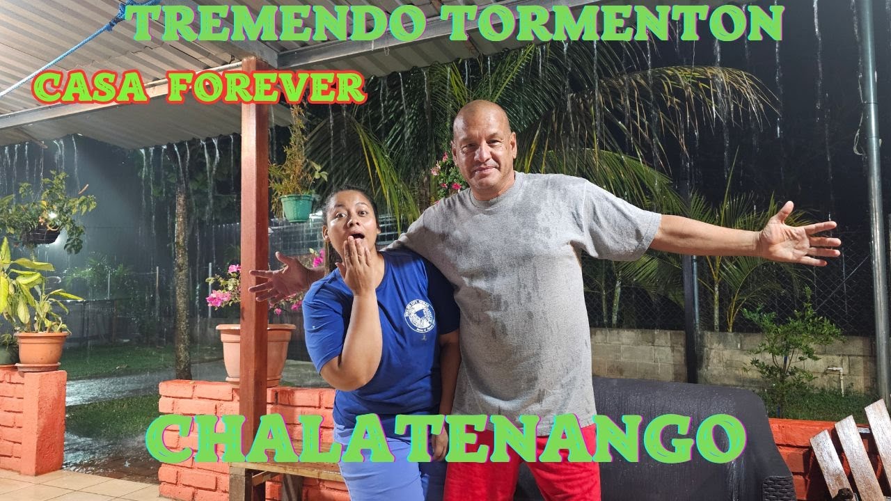 Este si fue un TORMENTON en Chalatenango El Salvador