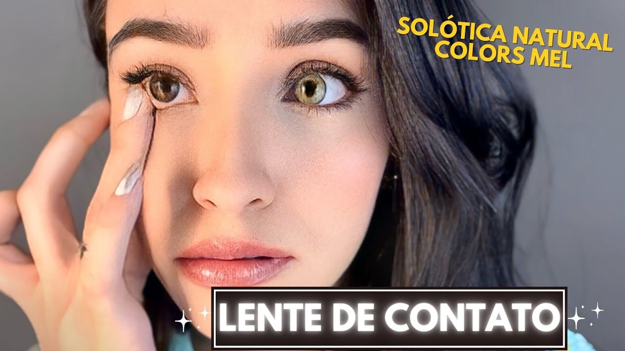 MELHOR LENTE DE CONTATO COLORIDA E COM GRAU| Solotica natural colors mel