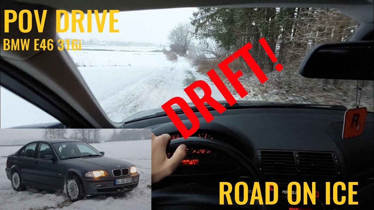 BMW E46 316i Pov-Drive Winter drift  Germany                    [look description]