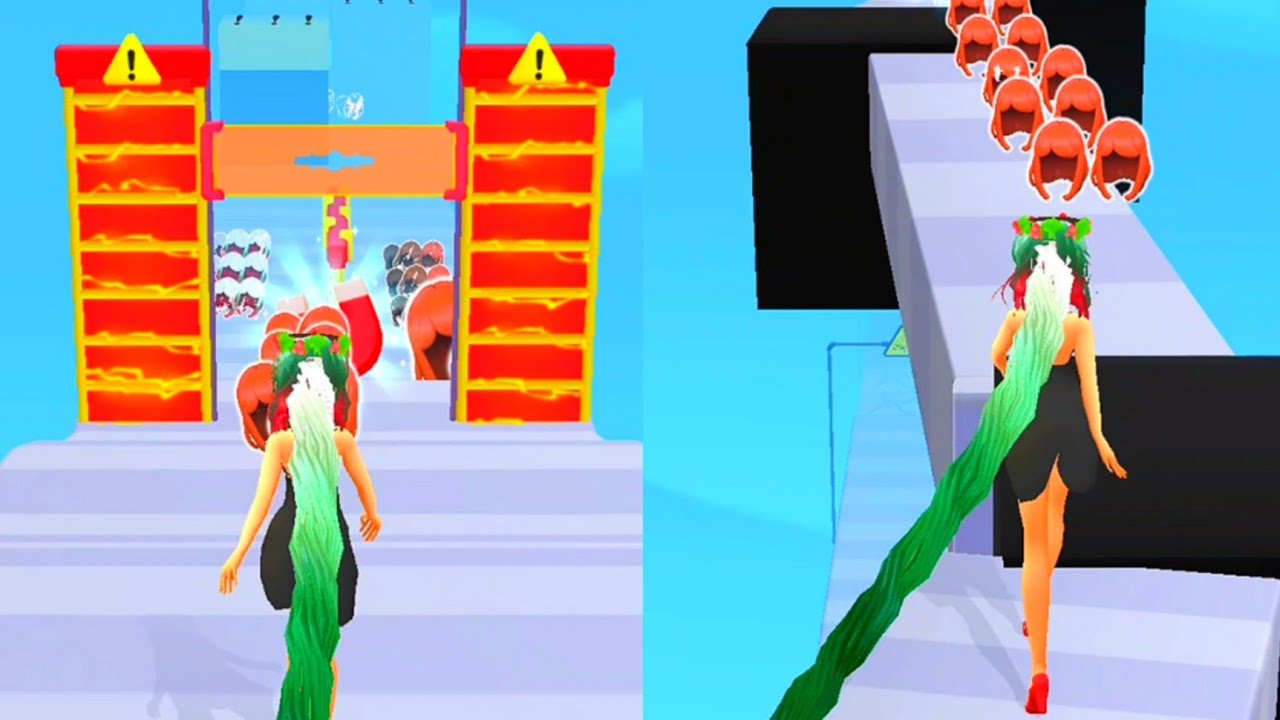 Hair Challenge Max Level 🌈⚡🎚️ Walkthrough Gameplay Android Ios 🎮
