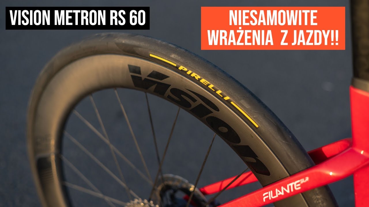 Koła Vision Metron RS 60 mm- Aerodynamika i przyspieszenie  rodem  z World Tour.
