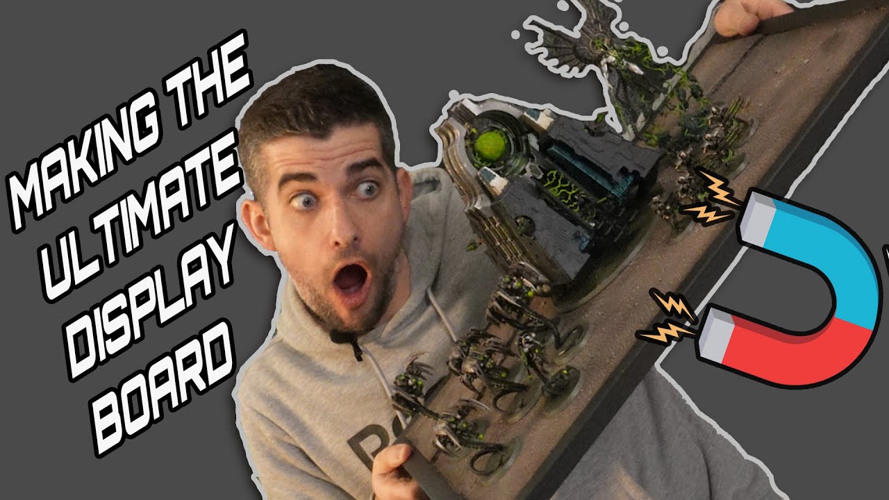 Making the ULTIMATE MAGNETIC Warhammer Display Board! Go to tournaments in style! 😎