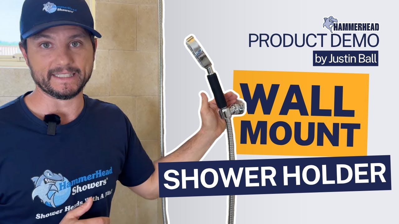 Demo of Wall Mount Shower Holder | HammerHead