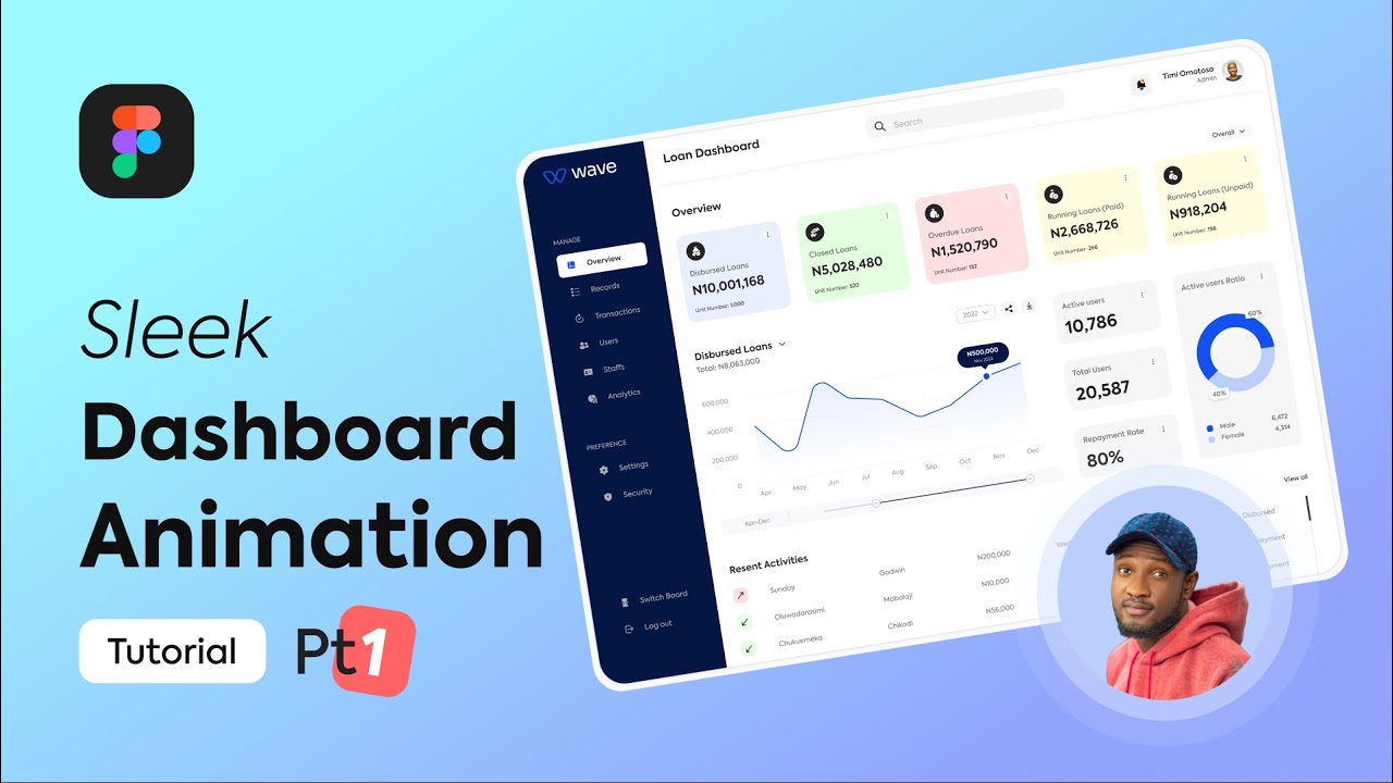 How to Design a Sleek Dashboard Animation in Figma (part 1)