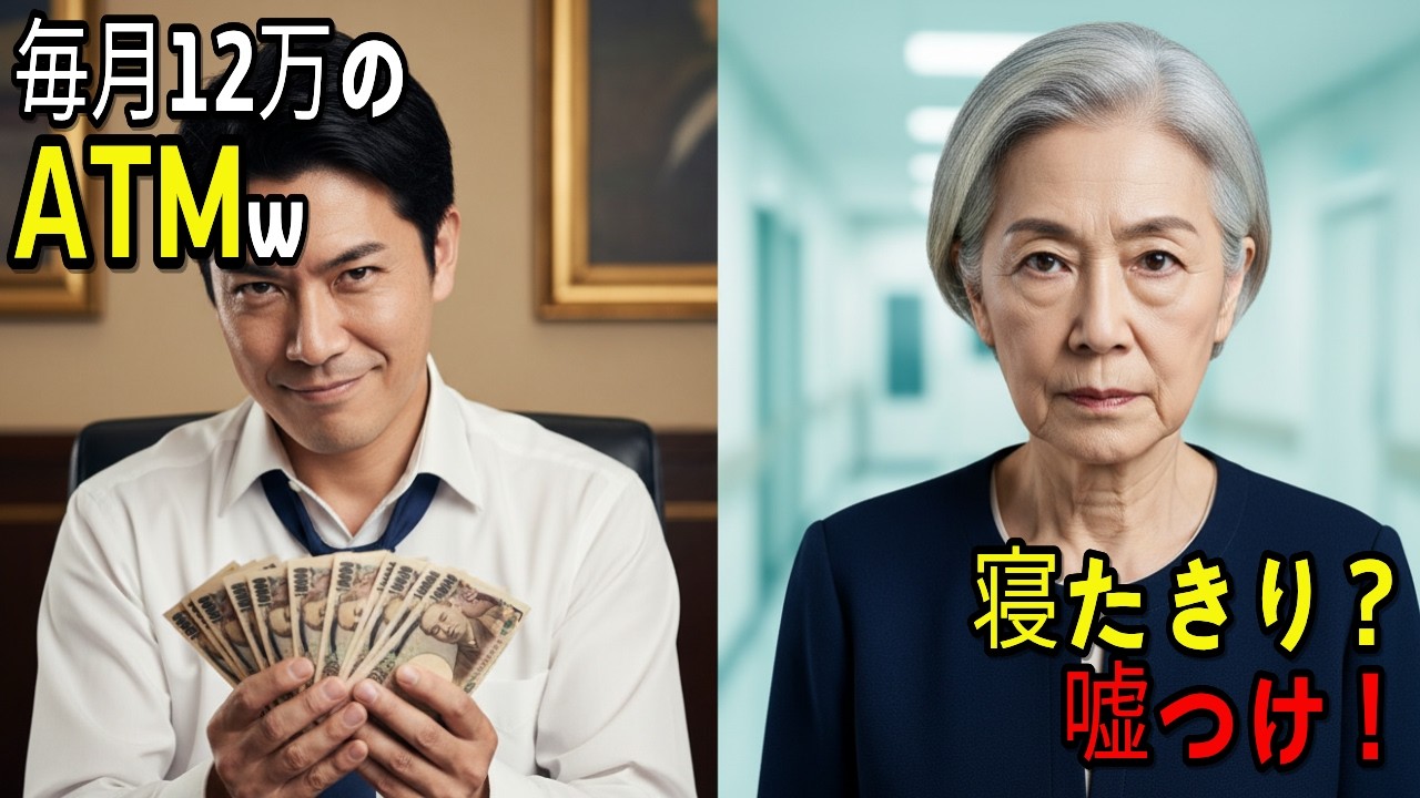 【実話】親を月12万のATMにする息子。40年看護師が見抜いた『水道代8㎥』の違과감とおぞましい裏計略