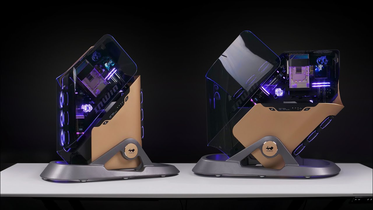 「BRO」4K Water Cooled PC Build Inwin Infinite With 9800X3D & RTX 5090.迎广英飞#pcbuild #infinite  #x870