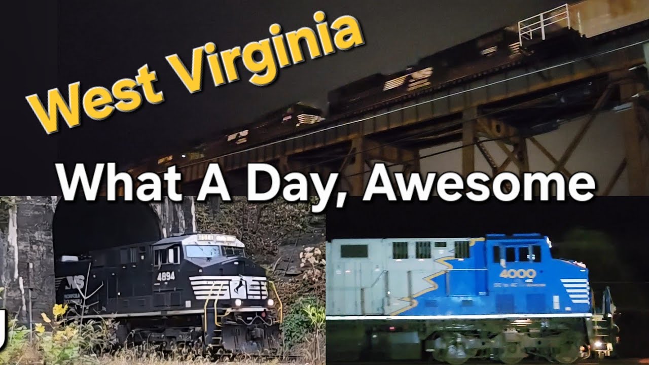 Highlights of a great day railfanning in West Virginia