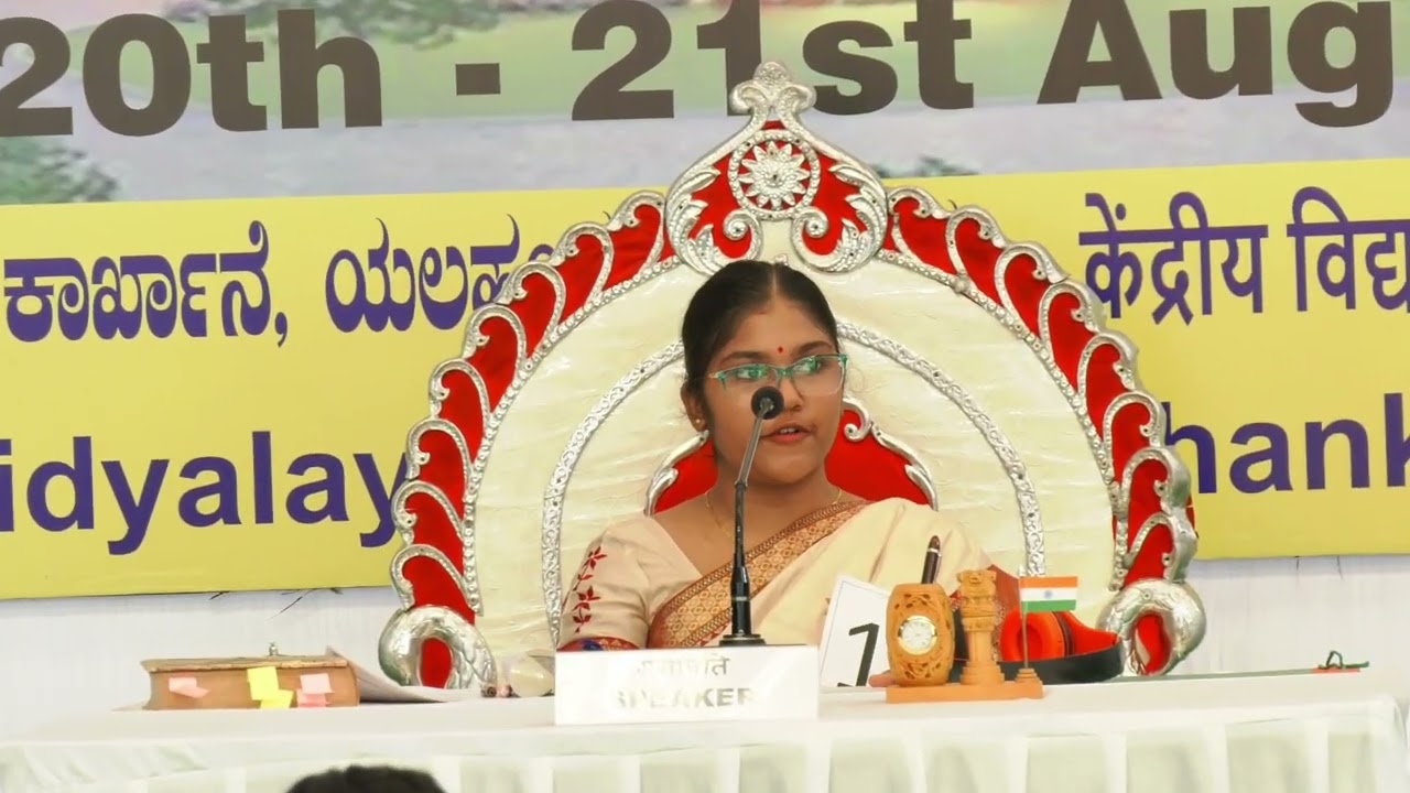 KV Belagavi Cantt 2 35TH YOUTH PARLIAMENT COPETITION 21-8-2024