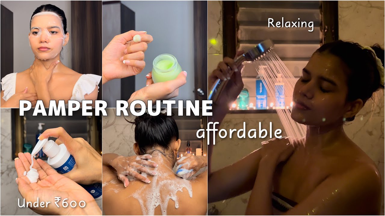 My Affordable Pamper Routine *under Rs.600* ! Mishti Pandey