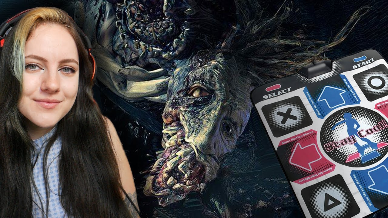 I Beat The Insane Bloodborne DLC on a DANCE PAD