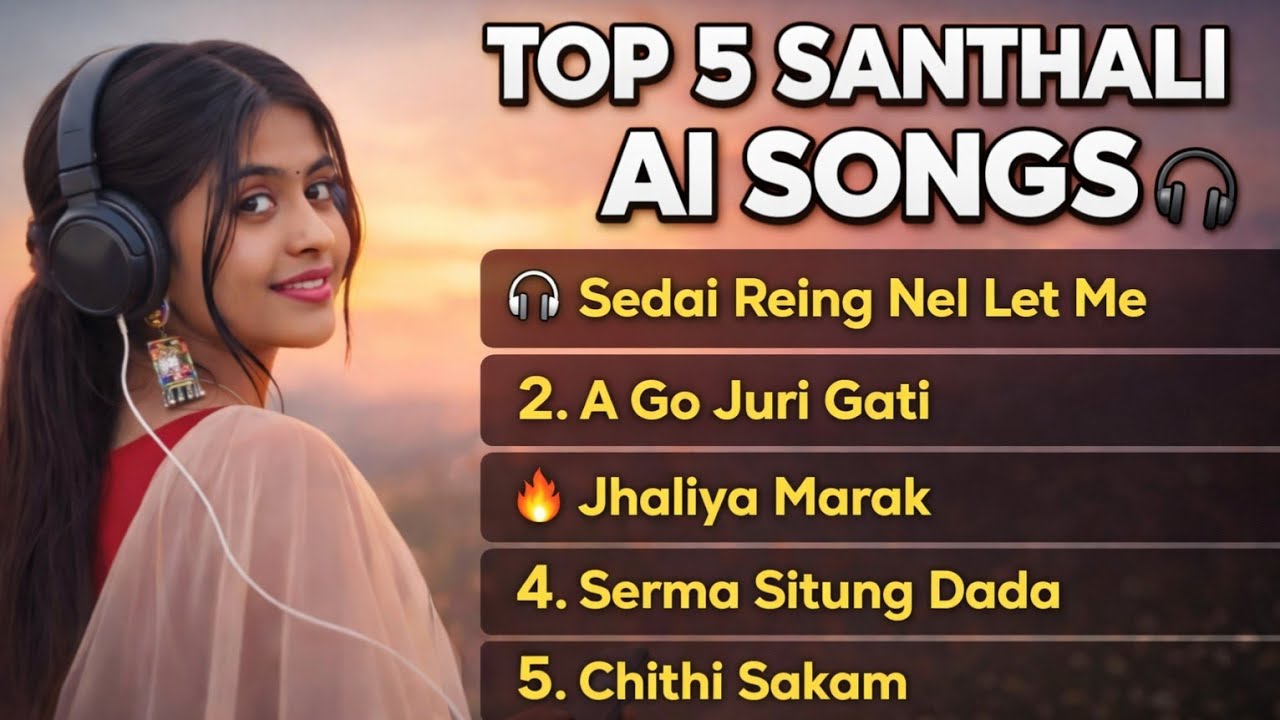 Top 5 Santhali AI Songs 2026  | Sedai Reing Nel Let Me | Jhaliya Marak | Santhali Trending Hits