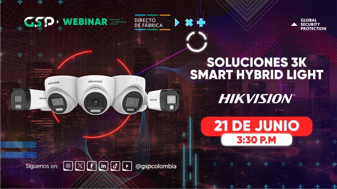 WEBINAR DIRECTO DE FÁBRICA HIKVISION 🔴 SOLUCIONES 3K SMART HYBRID LIGHT