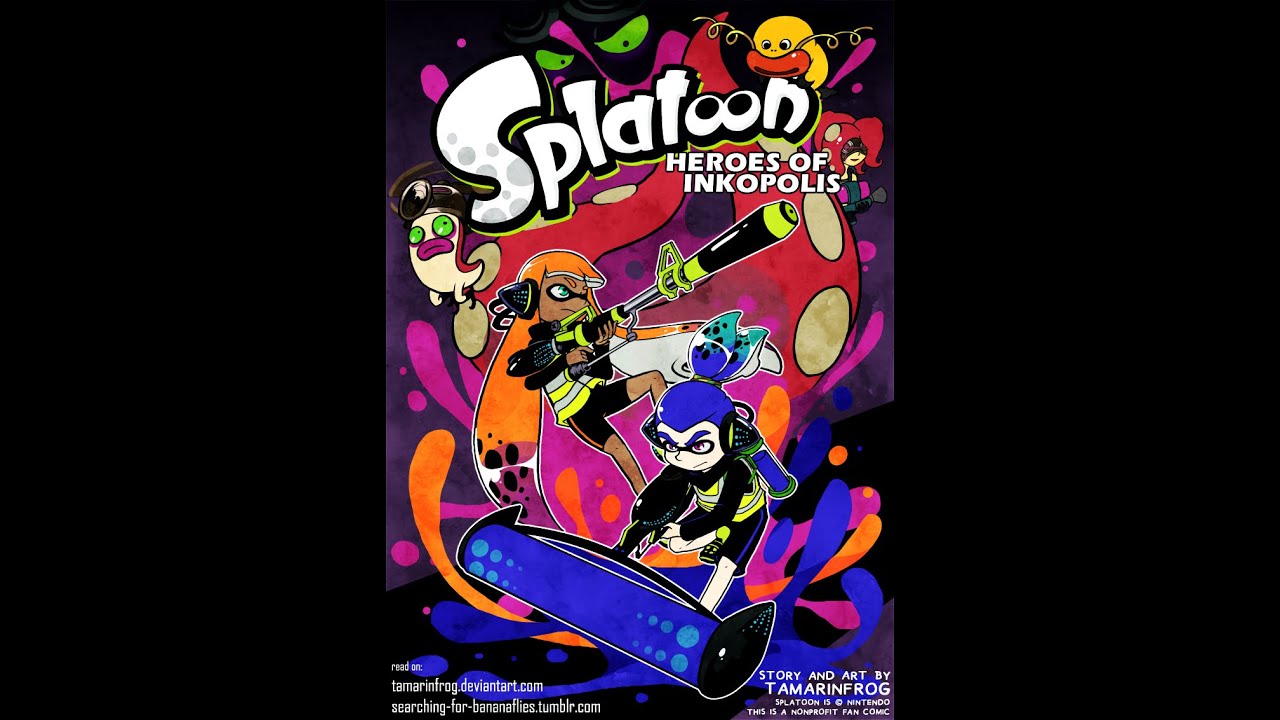 Splatoon, Heroes of inkopolis. Ch1, 2, 3