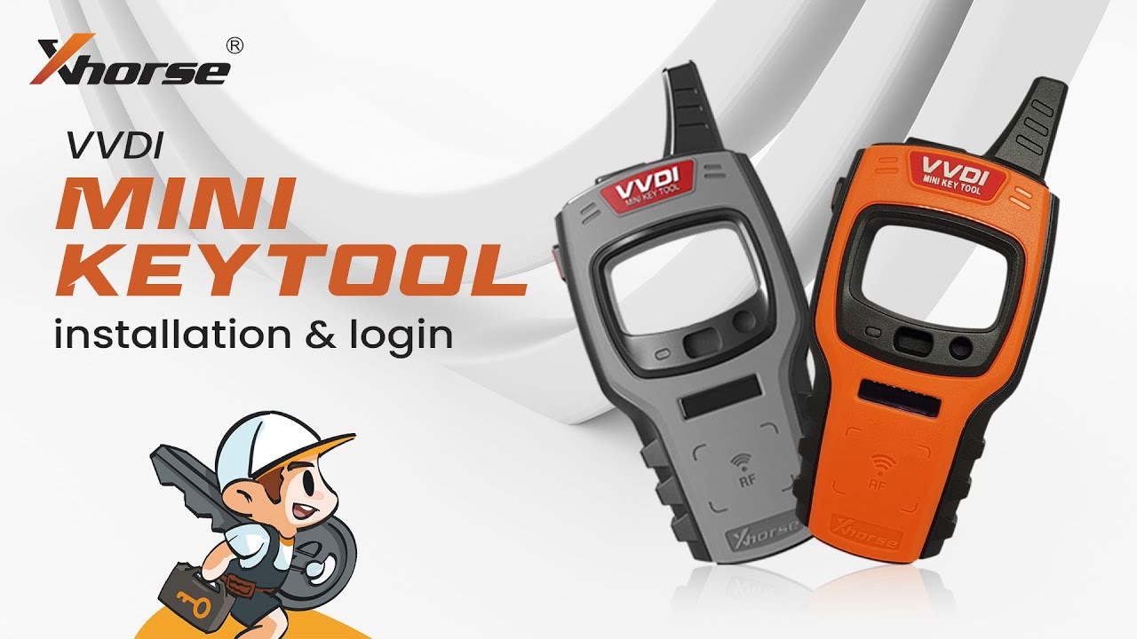 VVDI Mini Key Tool installation and login process in details