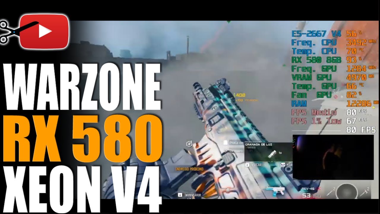 🔴 LIVE - WARZONE 5 | E5 2667 V4 + RX 580 8GB 2048 SP | MLLSE | XEON E5-2667 V4 | X99 | VERDANSK