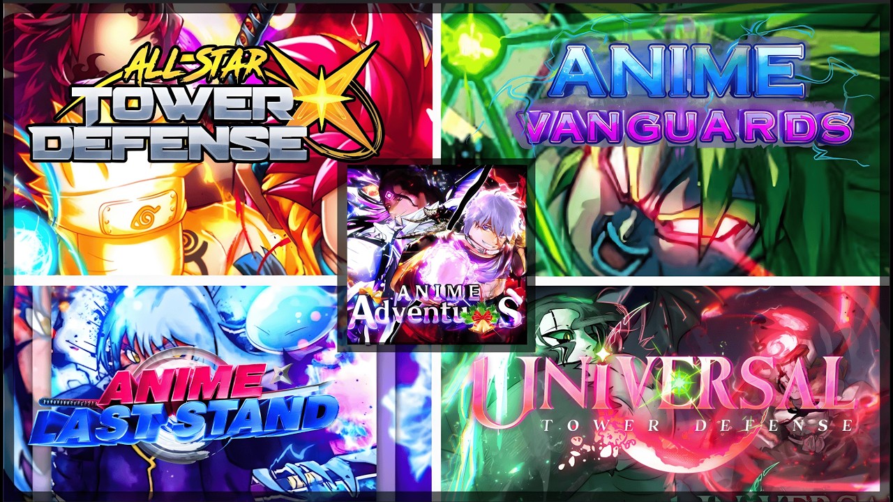 Top 5 Best Anime Tower Defense Games EVER!!!