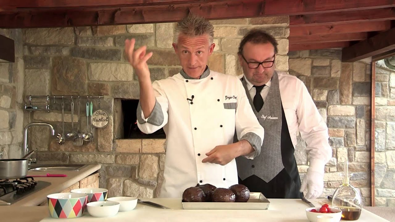 MELANZANE RIPIENE CON RISO AL POMODORO - Video Ricetta - Grigio Chef