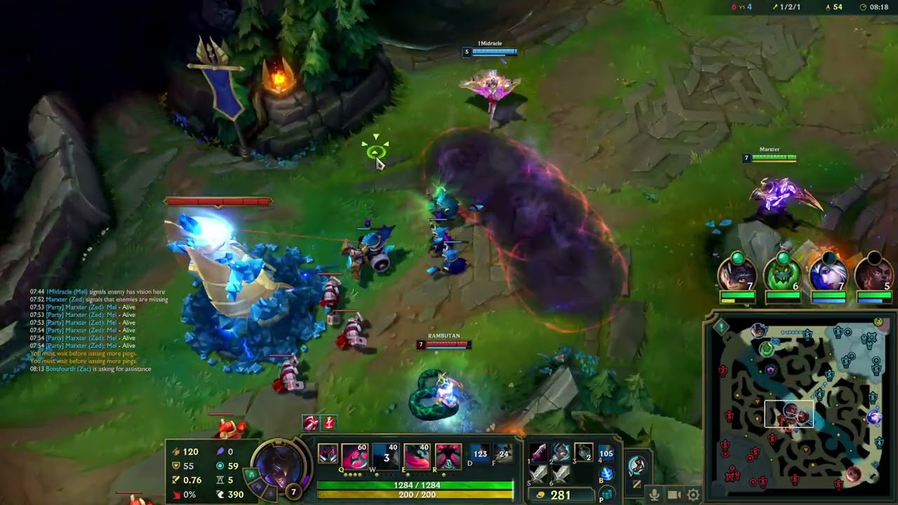 League of Legends - Zed - 8/8/10 - 5v5 Ranked Flex - Lose - 3:52pm