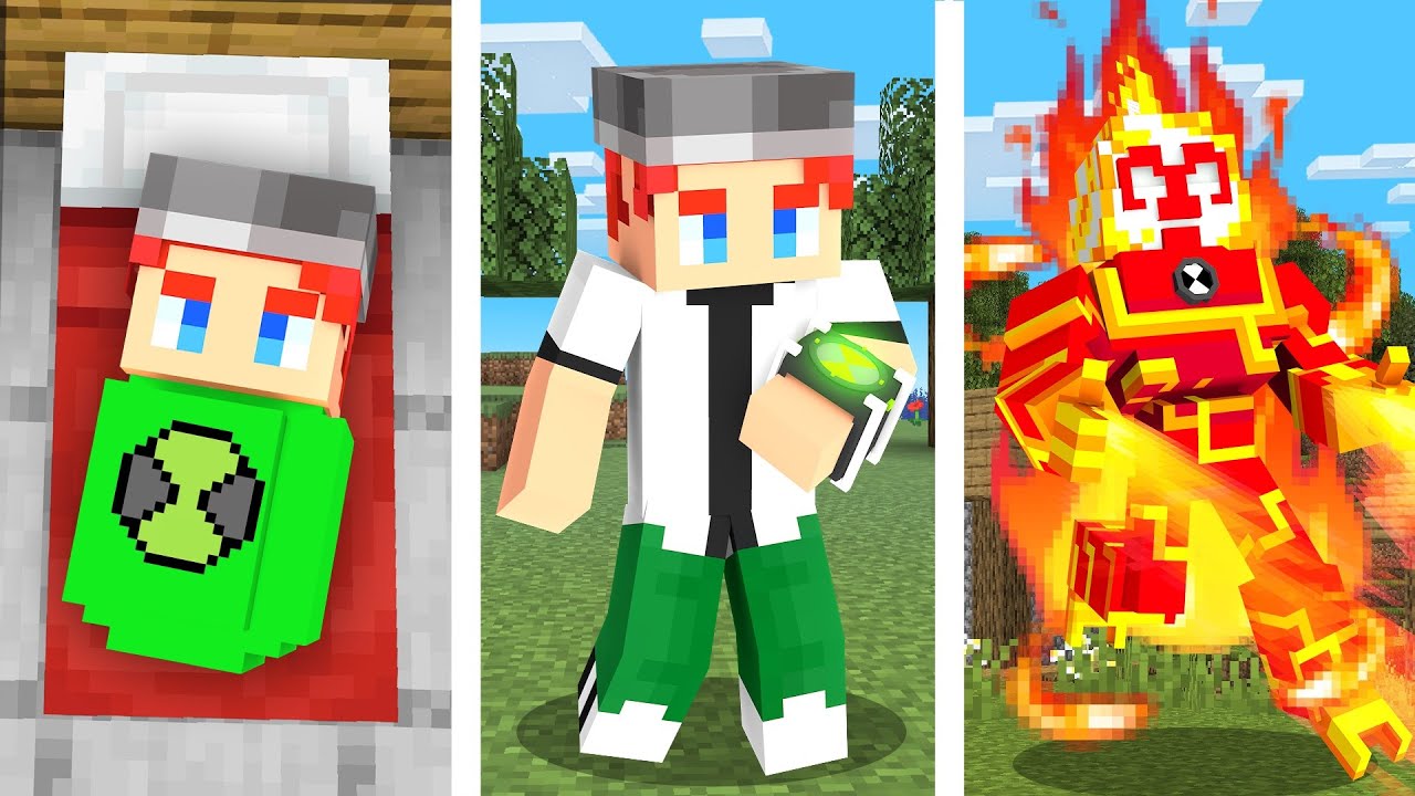 Birth to BEN 10 in Minecraft!